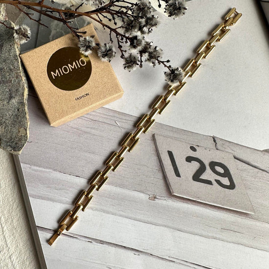 Armbånd Clarissa forgyldt - Vandfast - VIAMAJA.DK