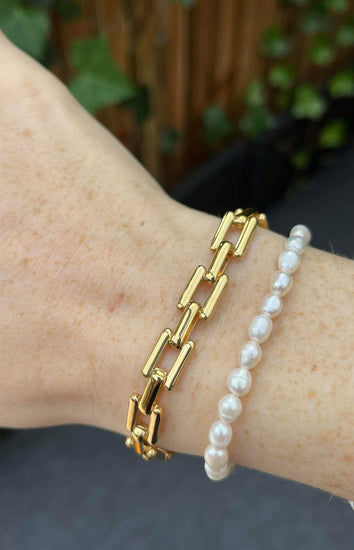 Armbånd Clarissa forgyldt - Vandfast - VIAMAJA.DK