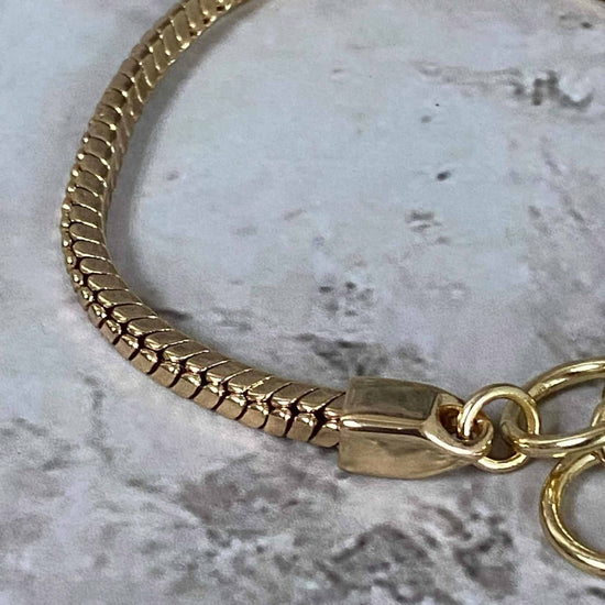 Armbånd forgyldt // Snake - VIAMAJA.DK