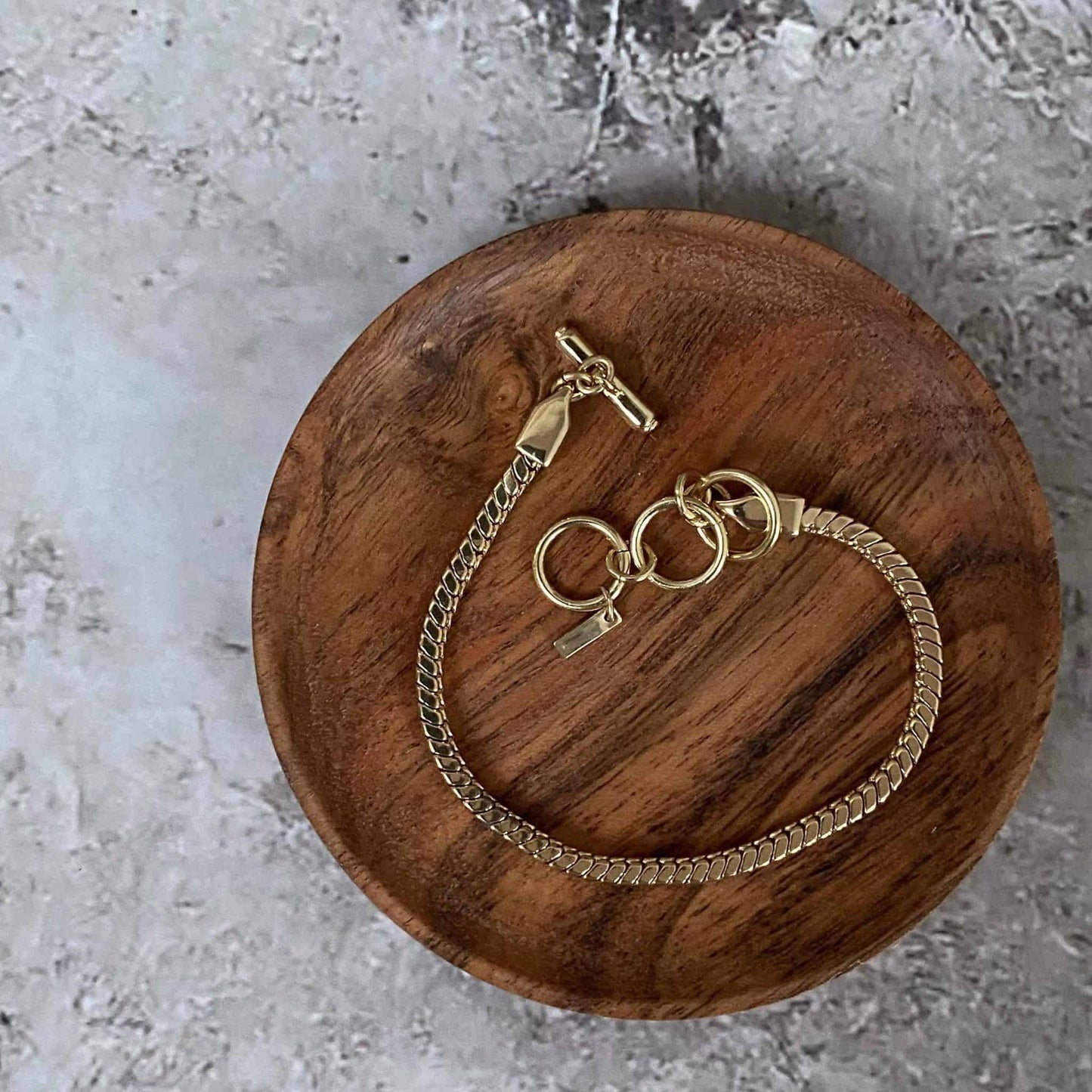 Armbånd forgyldt // Snake - VIAMAJA.DK