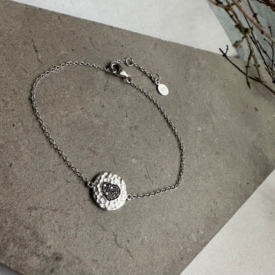 Armbånd hjerte - Silver - VIAMAJA.DK