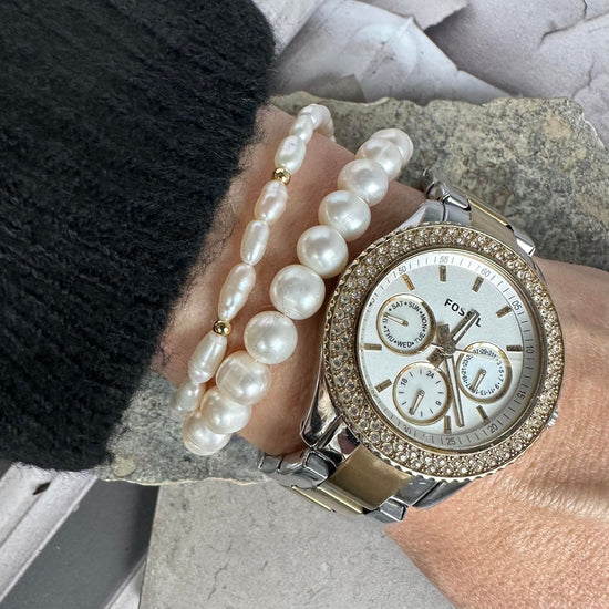 Armbånd Isla - Sæt af 2 armbånd 18K forgyldt - VIAMAJA.DK