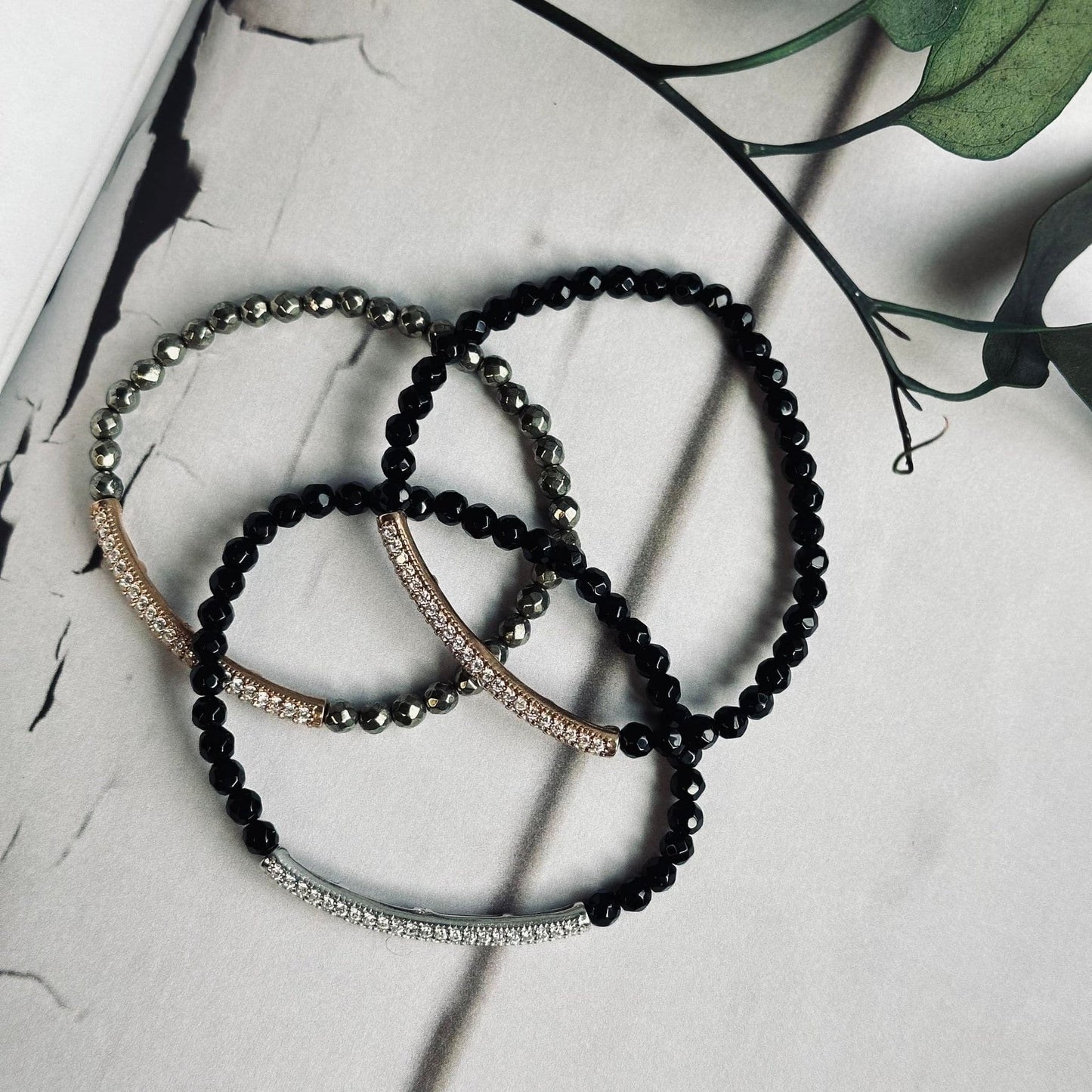 Armbånd Maja PYRIT m. forgyldt sterling silver - VIAMAJA.DK