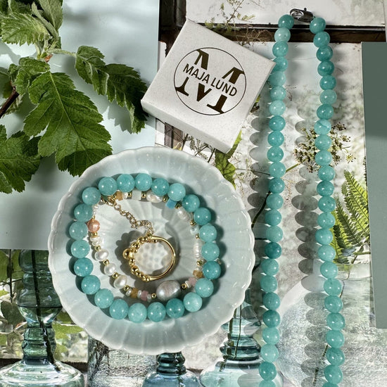 Armbånd Mary Aqua - VIAMAJA.DK