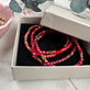 Armbånd Merle – Red mix - VIAMAJA.DK