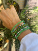 Armbånd MICHELLE Emerald – Sett med 5 armbånd
