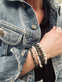 Armbånd Mollie – Black stone - VIAMAJA.DK