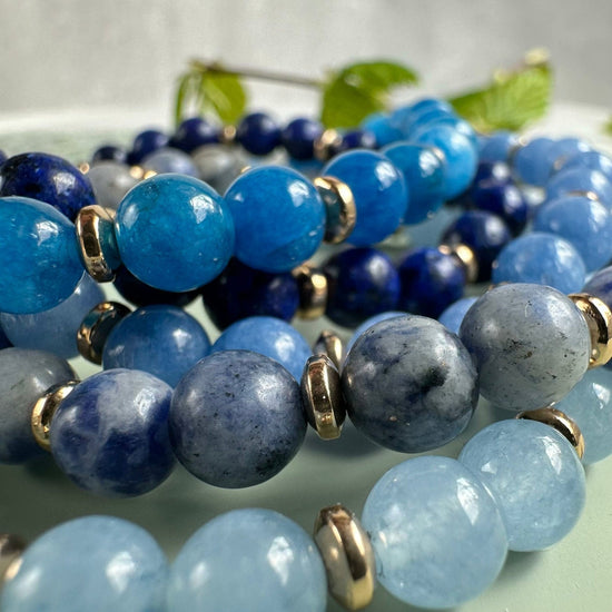 Armbånd Mollie – Blue mix - VIAMAJA.DK
