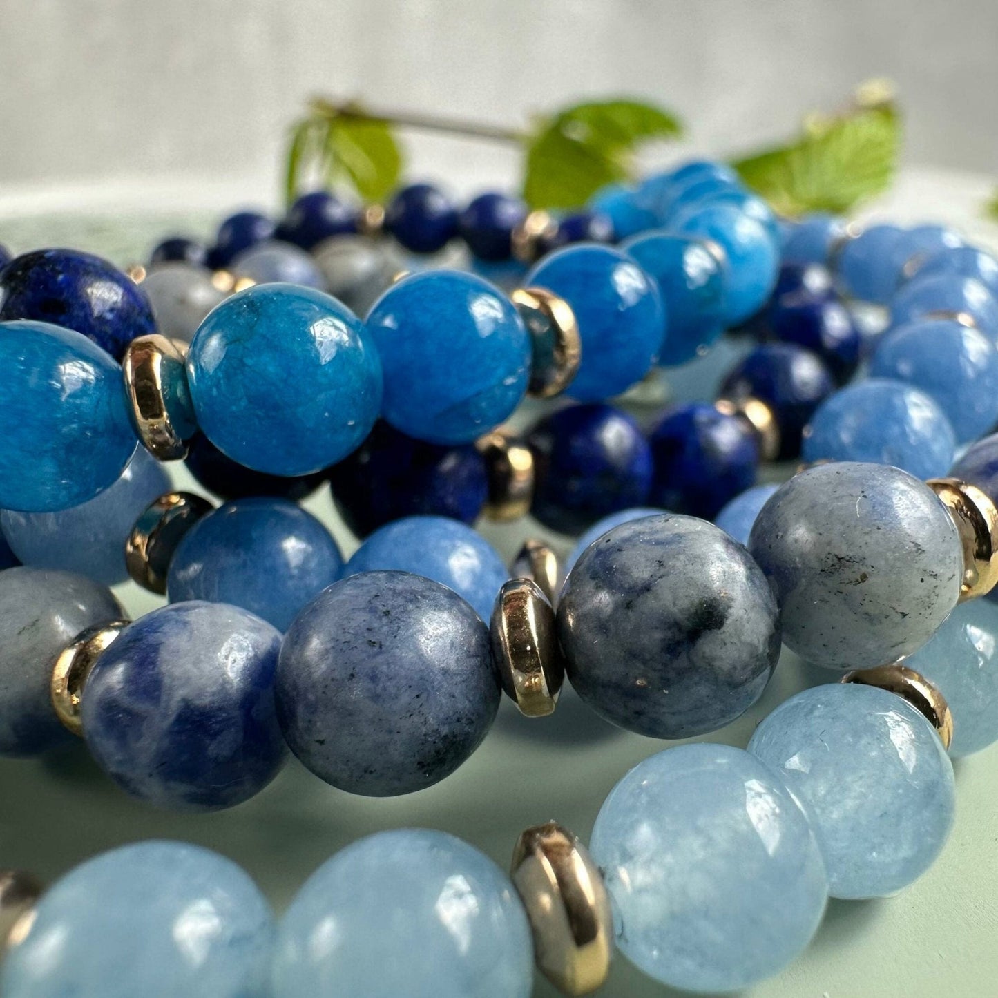 Armbånd Mollie – Blue mix - VIAMAJA.DK