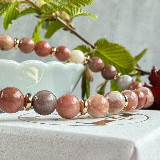 Armbånd Mollie Natur / Rose - VIAMAJA.DK