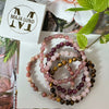 Armbånd Mollie – Natur / Rose-miks
