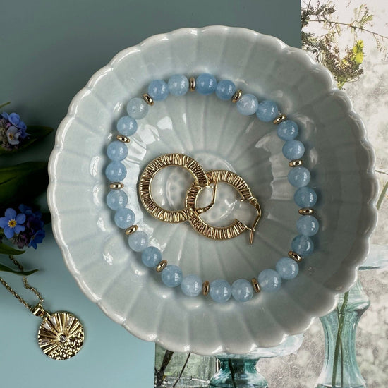 Armbånd Mollie Soft blue - VIAMAJA.DK
