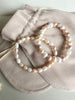 Armbånd Nadia m. 5mm ferskvannsperler – Beige miks