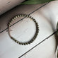 Armbånd Nikki pyrit Onyx - Forgyldt Sterling silver kors - VIAMAJA.DK