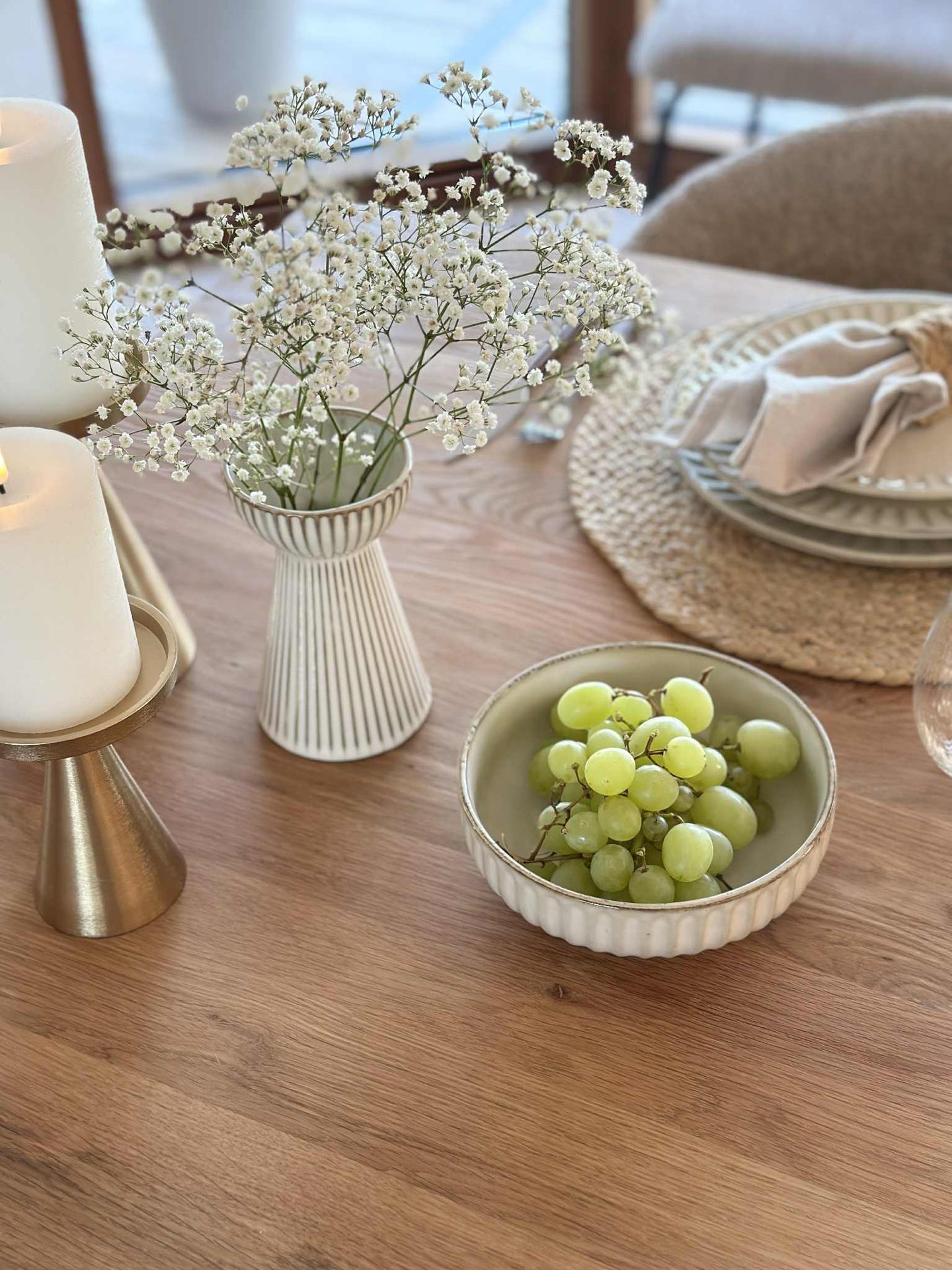 Hyasintvase VIGA - Sand