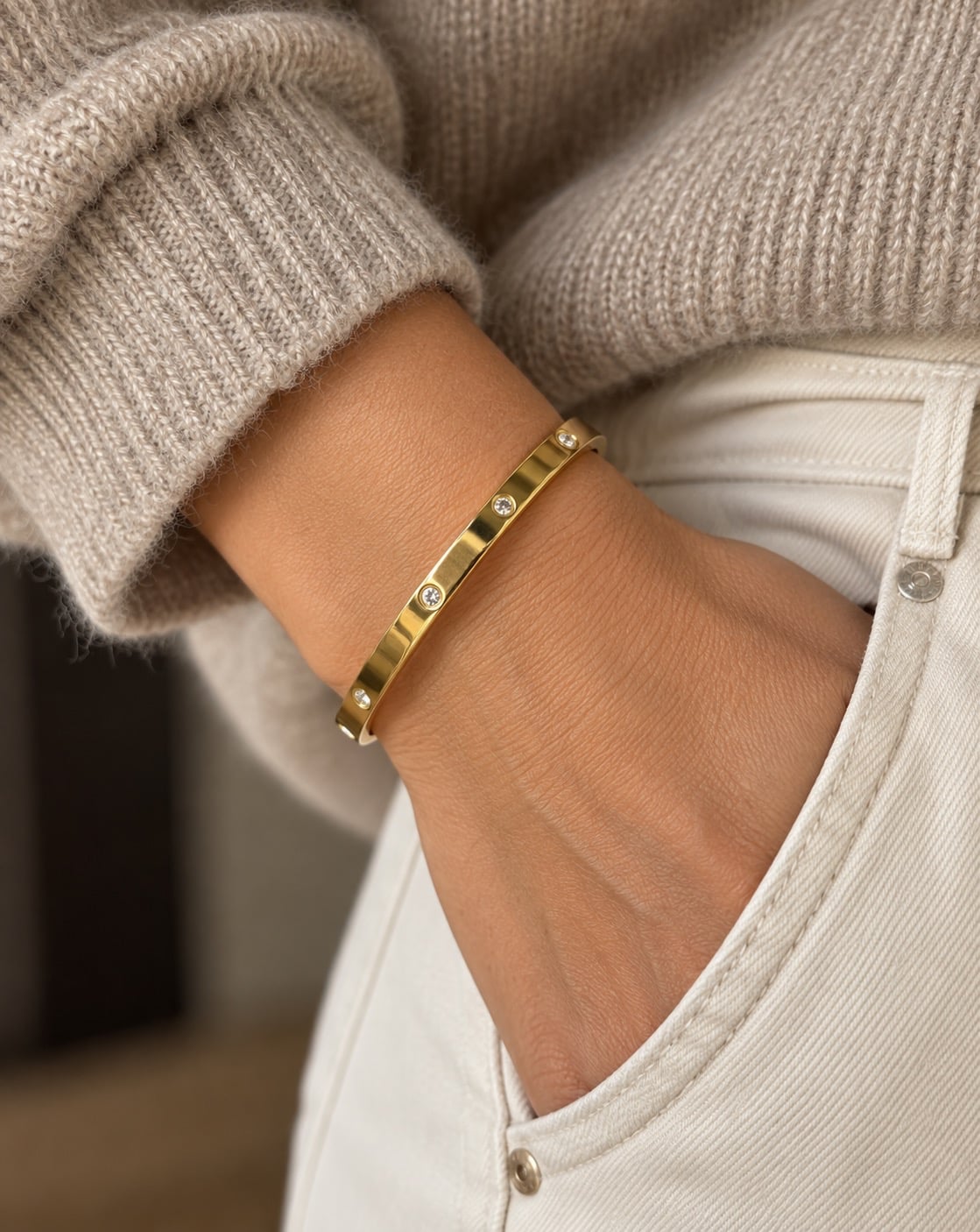 Armring Mindy 18K forgylt