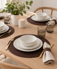 Bordbrikker Brown - 4 stk