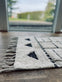 BADEMÅTTE ANTI SLIP 50X80 BOMULD SORT/NATUR - VIAMAJA.DK