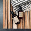 Badematte i teak med gummiføtter – 80x60 cm