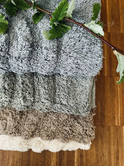 Bademåtte m. Cirkler grey - VIAMAJA.DK