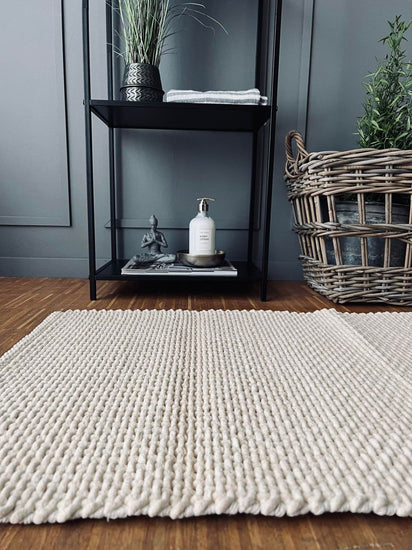 Bademåtte XL Natur 60x120cm - VIAMAJA.DK