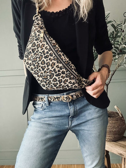 Bælte Aura Leopard – 85 cm - VIAMAJA.DK