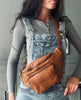 Belteveske CLASSY - Cognac