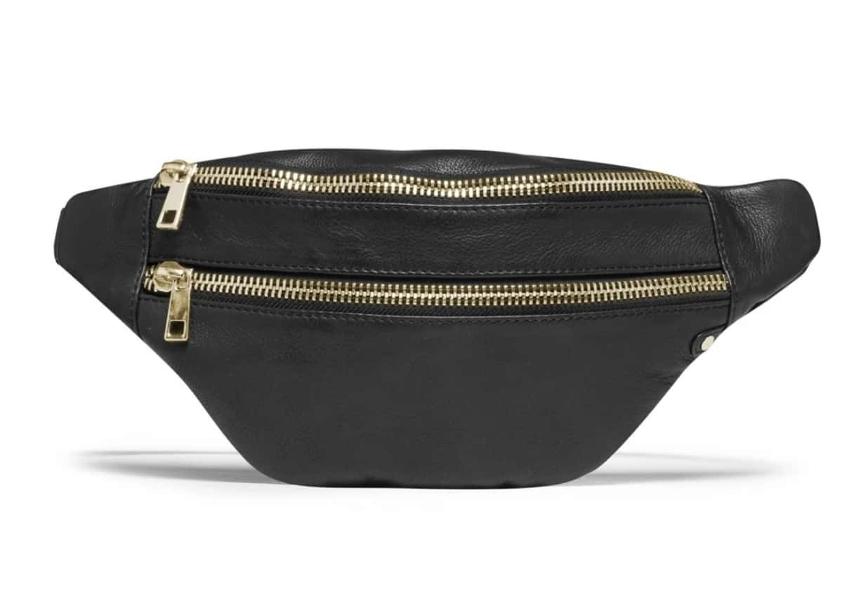 Bæltetaske LASA i blød skindkvalitet - Stor str - VIAMAJA.DK