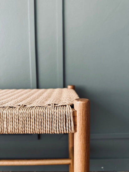 Bænk Eg natur - 120 cm - VIAMAJA.DK