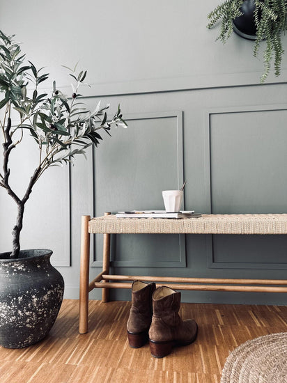 Bænk Eg natur - 120 cm - VIAMAJA.DK