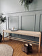 Bænk Eg natur - 120 cm - VIAMAJA.DK