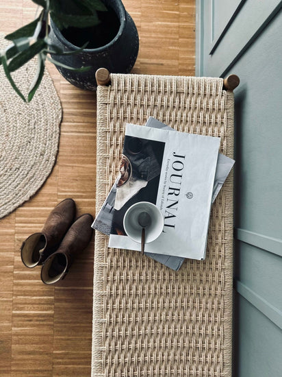 Bænk Eg natur - 90 cm - VIAMAJA.DK