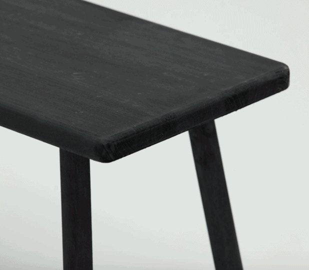Bænk - Sort træ 120cm - VIAMAJA.DK