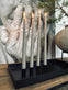 Bakke ink 4 magnetiske lysestager - BLACK - VIAMAJA.DK