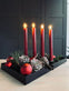 Bakke ink 4 magnetiske lysestager - BLACK - VIAMAJA.DK