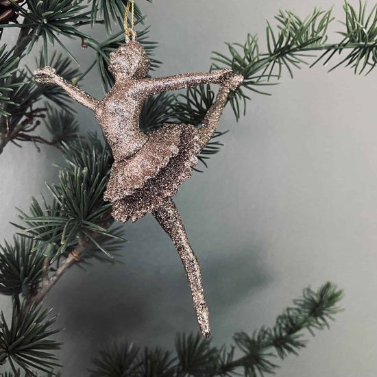 Ballerina glimmer champagne - VIAMAJA.DK