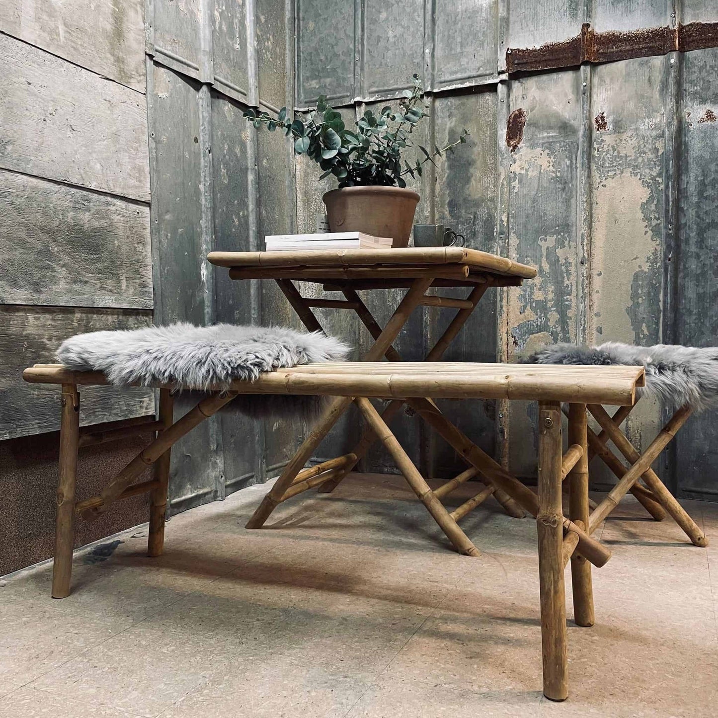 Bambus bænk - VIAMAJA.DK