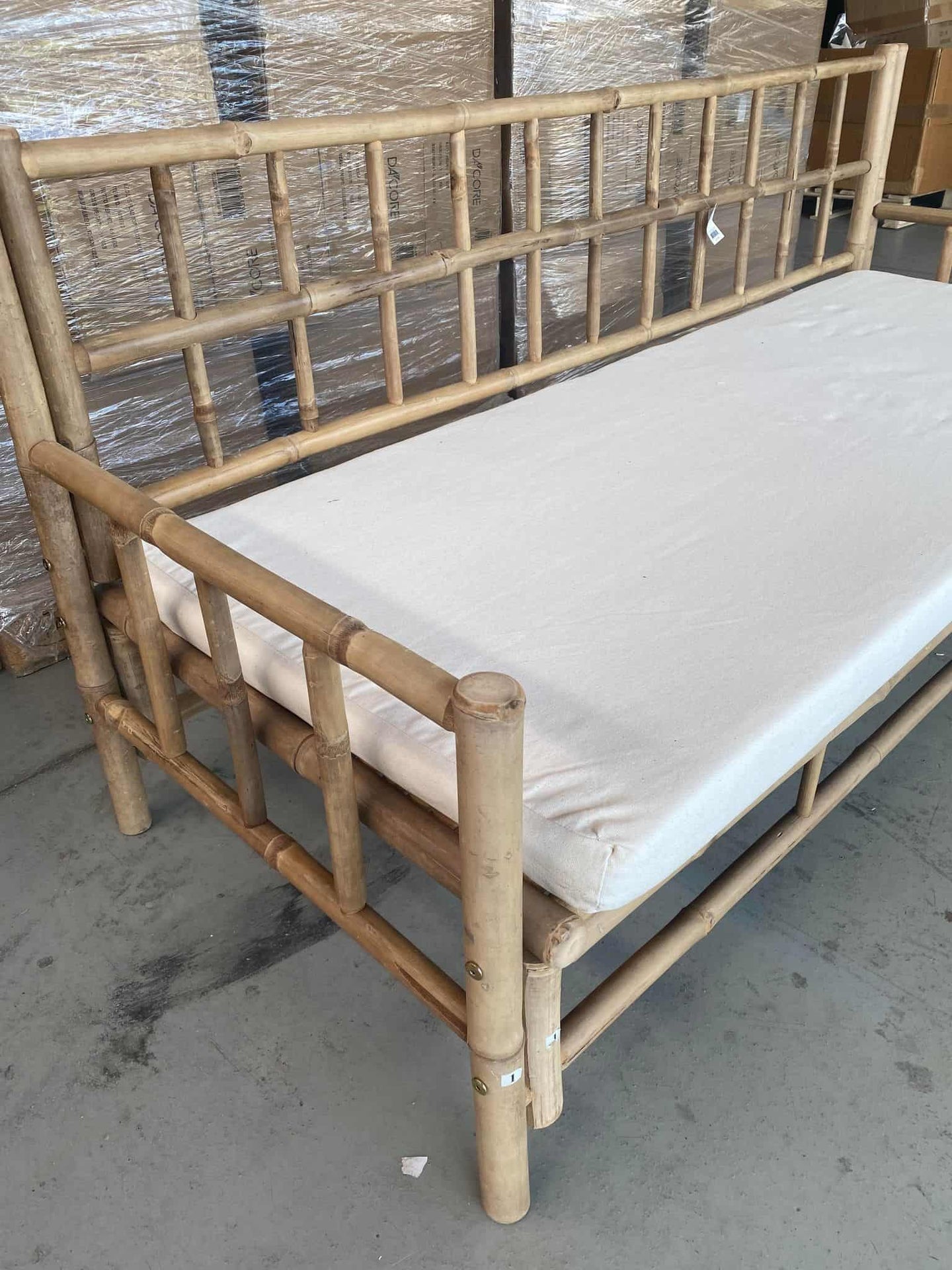 Bambus sofa + bambus lænestol - AFHENT TILBUD - VIAMAJA.DK