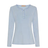 Basis bluse med knapper - Blue