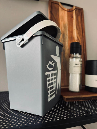 BIO Spand med låg - Grå - VIAMAJA.DK