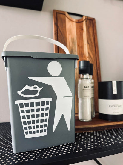 BIO Spand med låg - Grå - VIAMAJA.DK