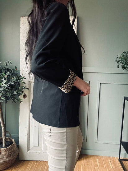 Blazer m. Leopard - VIAMAJA.DK