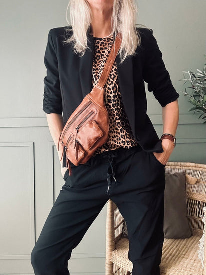 Blazer med 3/4 ærmer – Black - VIAMAJA.DK