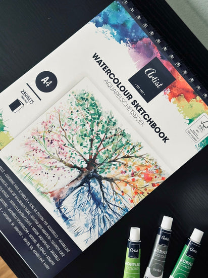 Blok til vandfarver A4 - VIAMAJA.DK