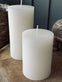 Bloklys i offwhite – 7 x 14 cm - VIAMAJA.DK