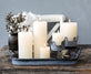 Bloklys i offwhite – 9 x 15cm - VIAMAJA.DK