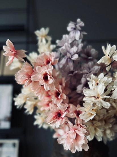 Blomster gren i mix farver - VIAMAJA.DK