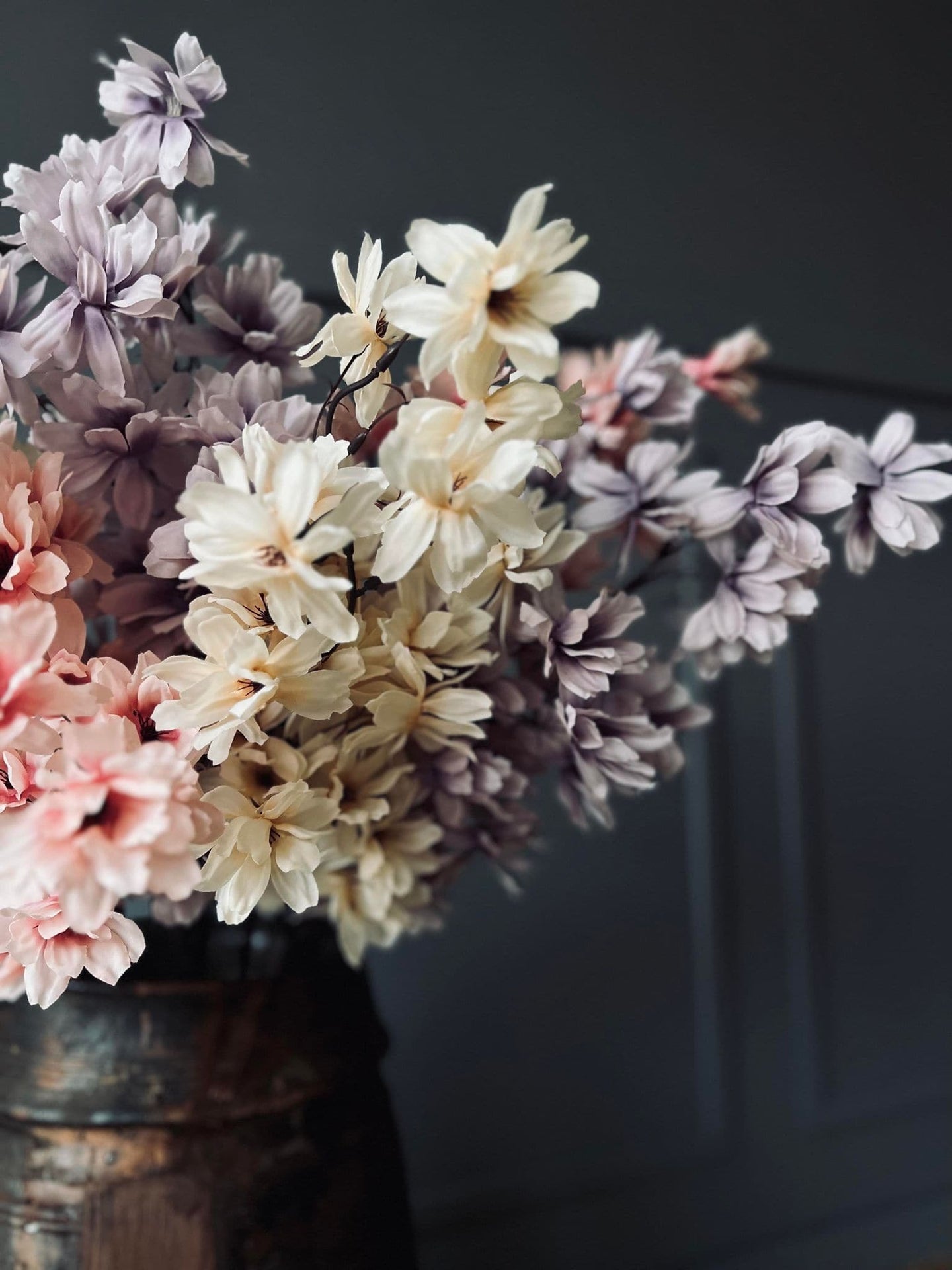 Blomster gren i mix farver - VIAMAJA.DK