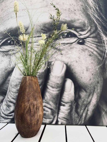 Blomsterbuket // Hella - Hvid / Grøn - VIAMAJA.DK