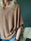 Bluse - Camel med guld effekt - VIAMAJA.DK